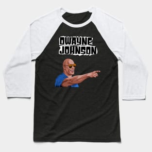 Dwayne Johnson Baseball T-Shirt